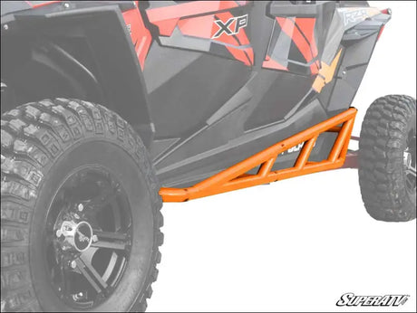 SuperATV Polaris RZR XP Turbo Nerf Bars - 4 Seater / Orange