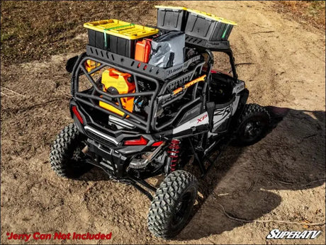 SuperATV Polaris RZR XP Turbo Outfitter Sport Bed Rack - Cargo Management
