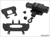 SuperATV Polaris RZR XP Turbo Winch Mounting Plate - 2017-2018 / 6000 lb.
