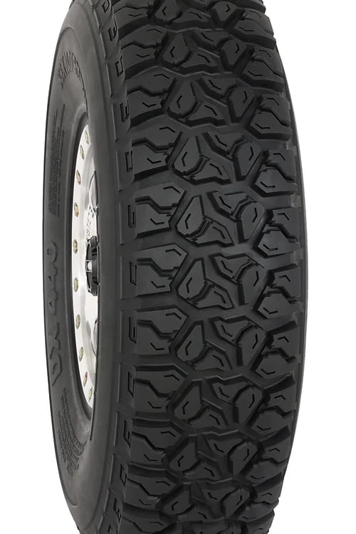 System 3 Gloss Black w/Matte Brushed Ring SB-9 Beadlock & System 3 DX440 Offroad Wheel & Tire Kit