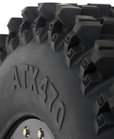 System 3 Matte Black SB-6 Beadlocks & System 3 ATX470 All Terrain Xtreme Wheel & Tire Kit