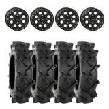 System 3 Matte Black SB-7 Beadlock & System 3 MT410 Offroad Wheel & Tire Kit
