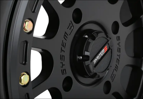 System 3 SB-5 Beadlock Wheel Matte Black - 15x10 / 5 + 5 / 4x137 - Wheels
