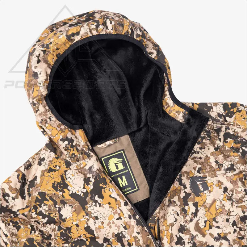 Waterproof 1/2 Zip Bog Hoodie | Mens - 7 Brown - Large - Outerwear