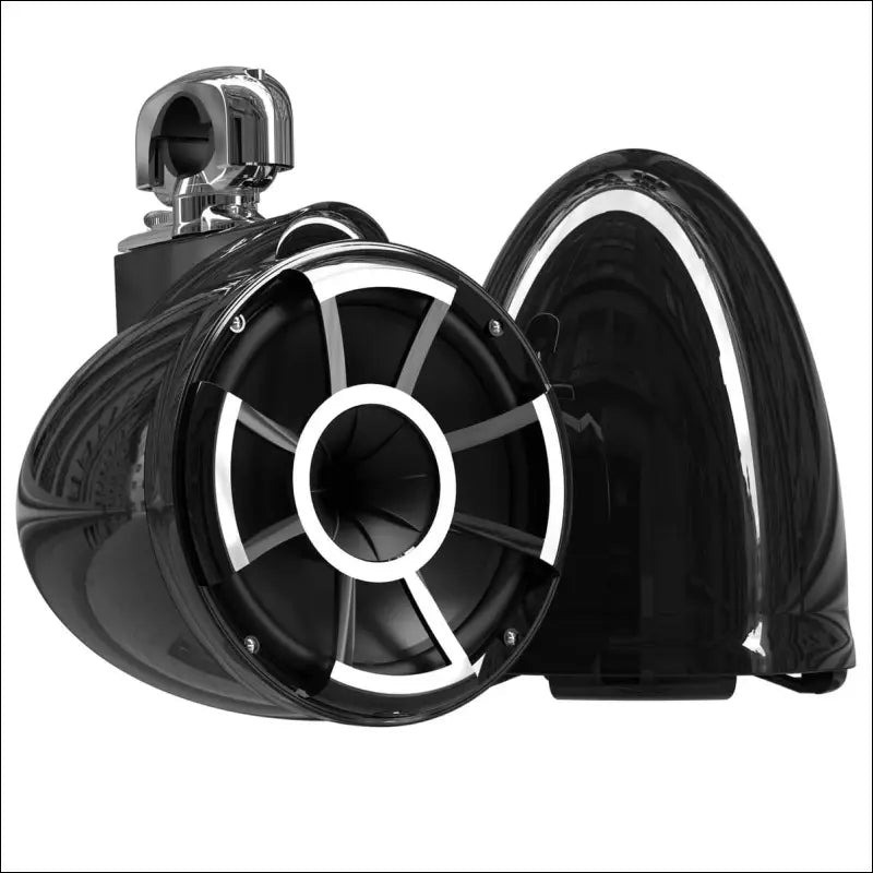 Wet Sounds Revolution Series 10’’ Black Tower Speakers - Swivel Clamp (1 7/8’’ - 3’’) - Audio