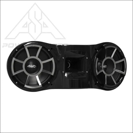 Wet Sounds Revolution Series Dual 10’’ Black Tower Speaker - Audio