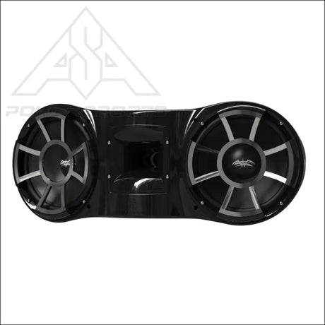 Wet Sounds Revolution Series Dual 10’’ Black Tower Speaker - Audio