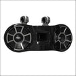 Wet Sounds Revolution Series Dual 10’’ Black Tower Speaker - Swivel Clamp (1 7/8’’ - 3’’) - Audio