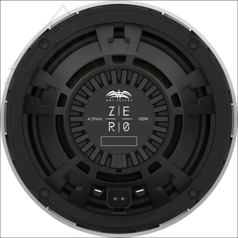 Wet Sounds Zero Series 6.5-inch High-Output Component Style Coaxial Speakers - White - Audio