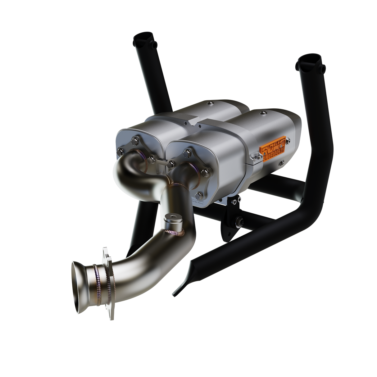 Outlander 500-700 Dual Slipon with Bumper
