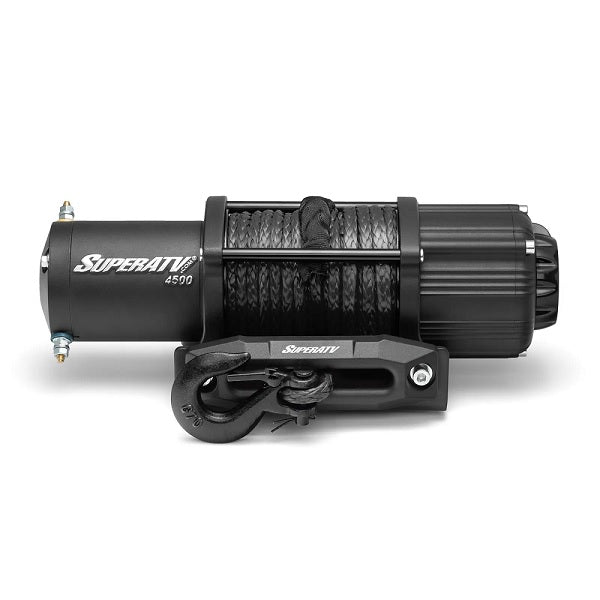 SuperATV Black Ops 4500 Synthetic Rope Winch & Wireless Remote