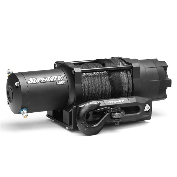 SuperATV Black Ops 6000 Synthetic Rope Winch & Wireless Remote