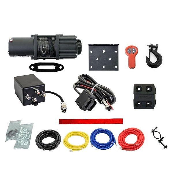 SuperATV Black Ops 6000 Synthetic Rope Winch & Wireless Remote