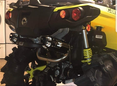 Empire industries Can-am Outlander Max Dual slip on exhaust