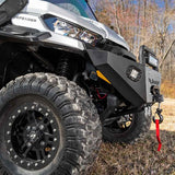 SuperATV Can-Am Defender Heavy Weight Front Bumper - Winch Ready
