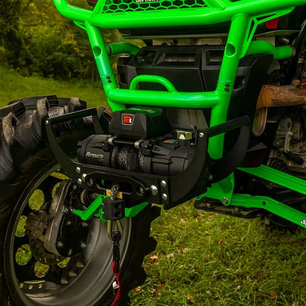 SuperATV Black Ops 12000 Synthetic Rope Winch & Wireless Remote