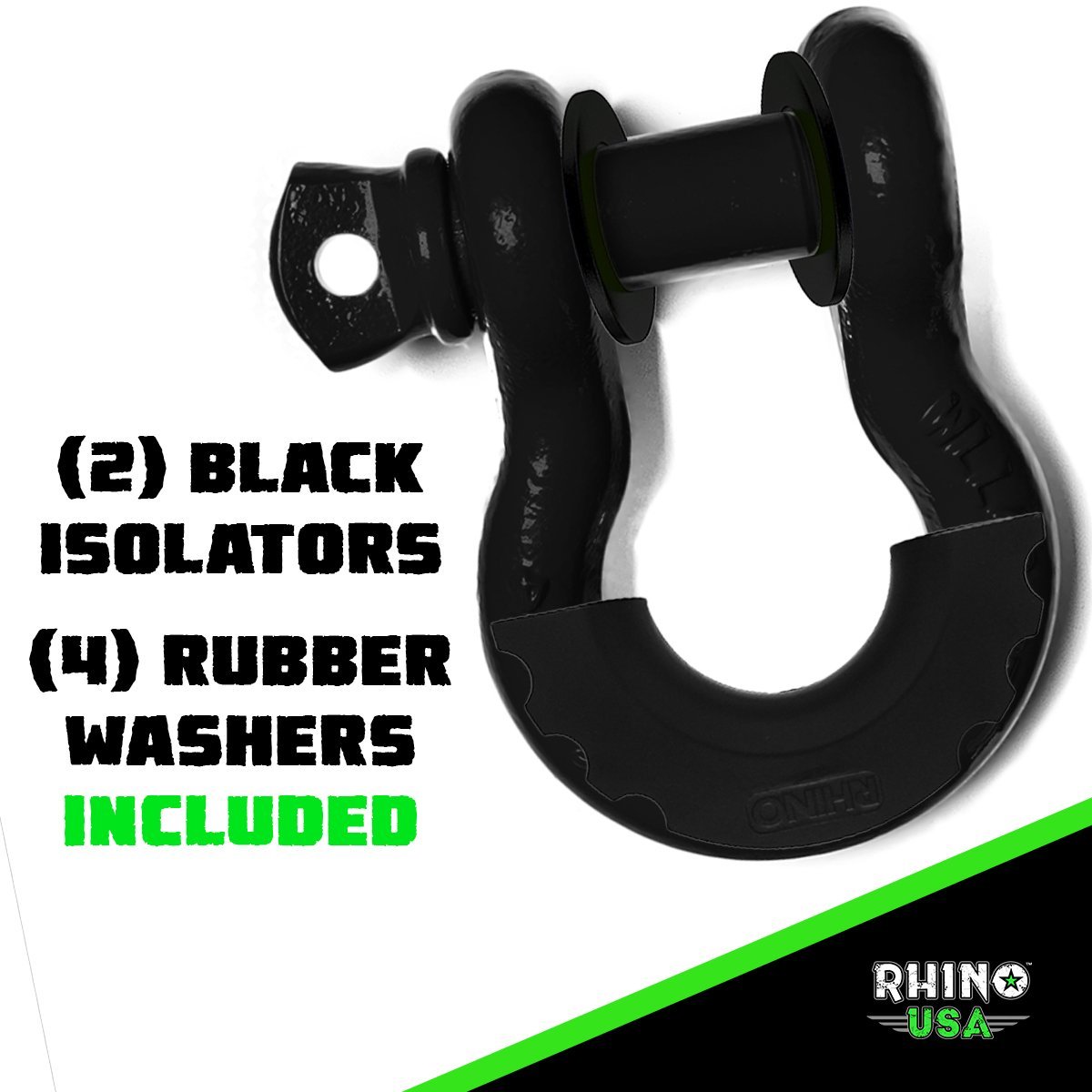 3/4" D-Ring Shackle Set (2-Pack)