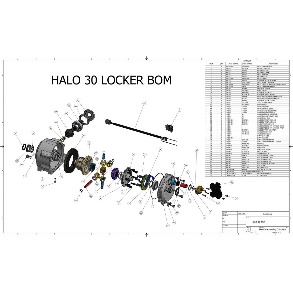 Can-am Defender / X3 Differential for Big Axles