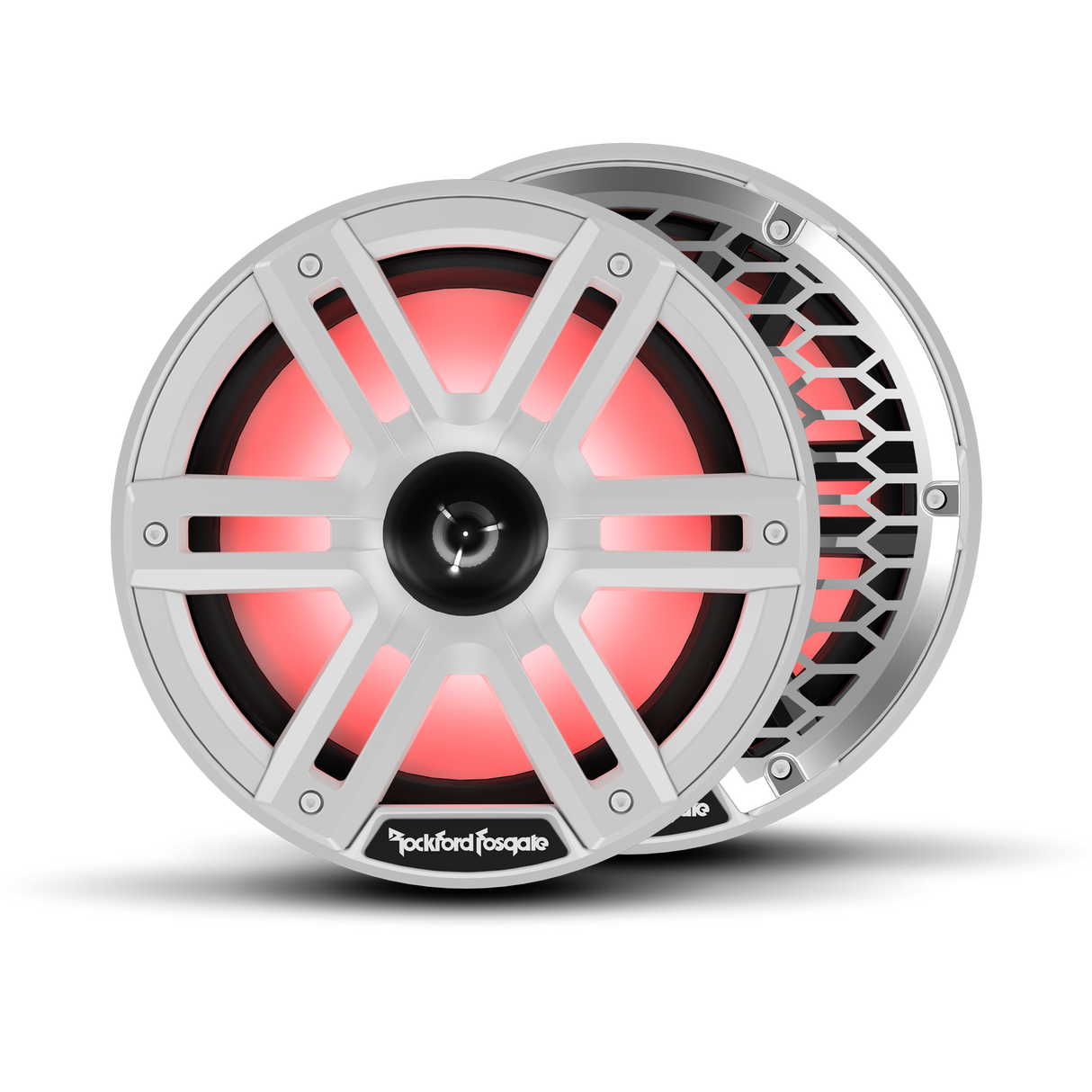 M2 8 Color Optix Marine 2-Way Horn Speakers (White)