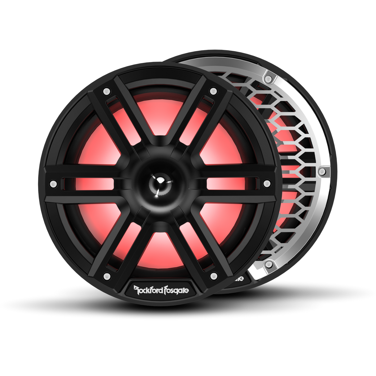 M2 8 Color Optix Marine 2-Way Horn Speakers (Black)