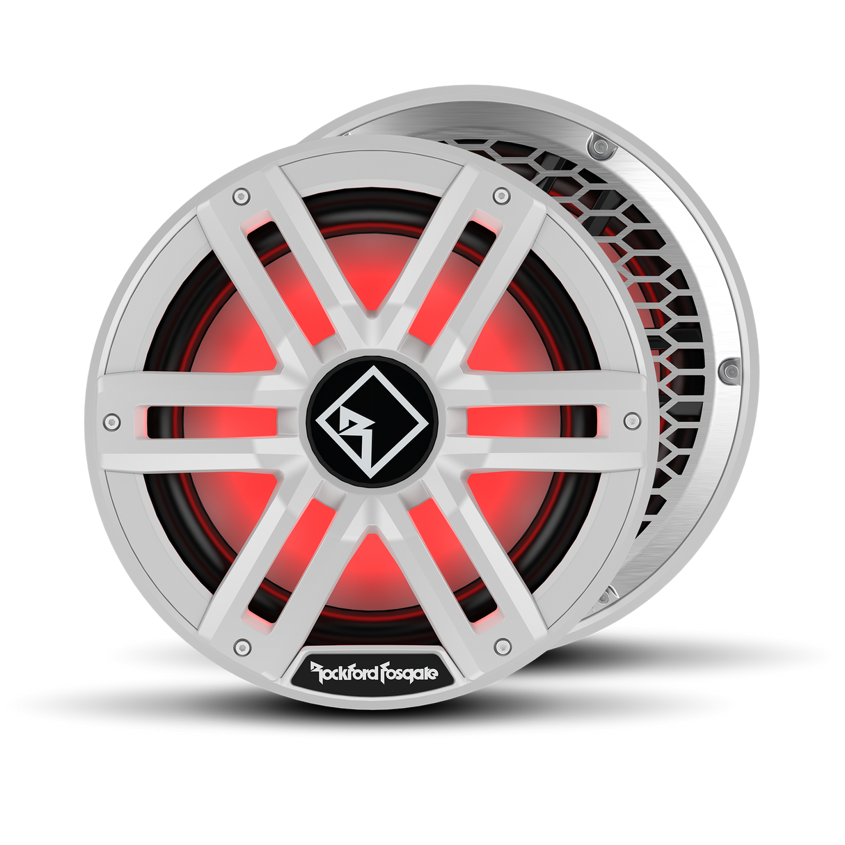 M2 12" DVC 2ohm Color Optix Infinite Baffle Marine Subwoofer - White