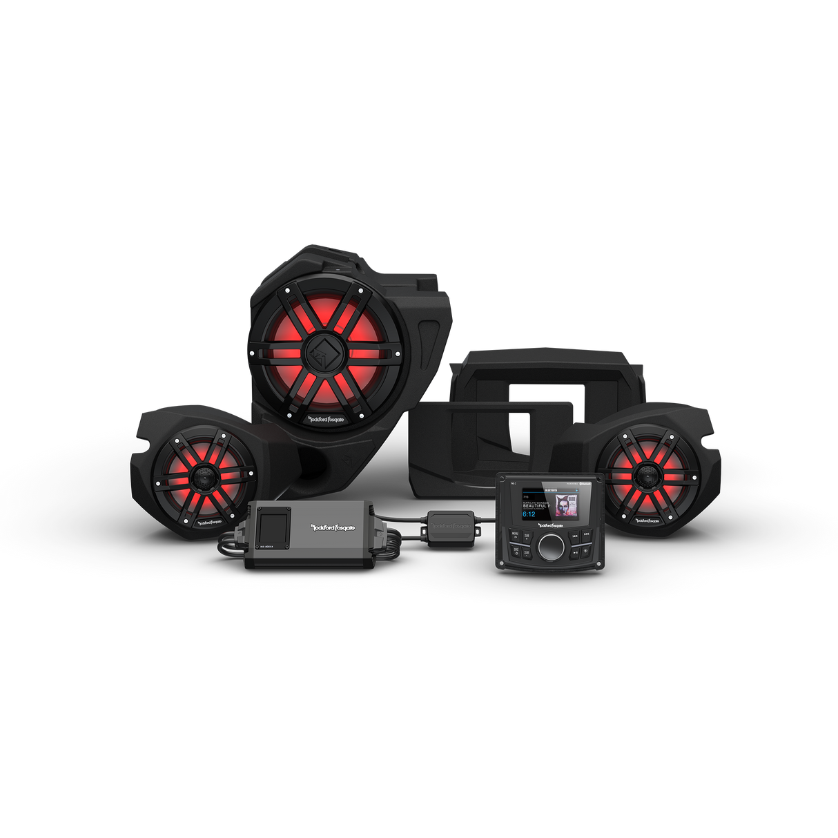 2014+ RZR Rockford Fosgate Audio Kit Color Optix Gen3 (Stage 3)