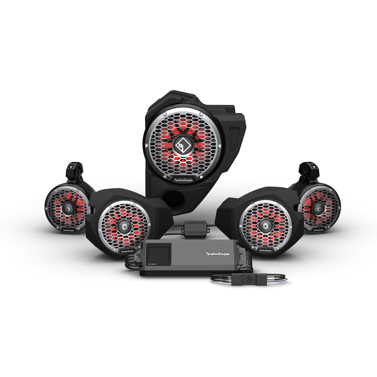 2014+ RZR-RC Rockford Fosgate Audio Kit Color Optix Gen3 (Stage 5)