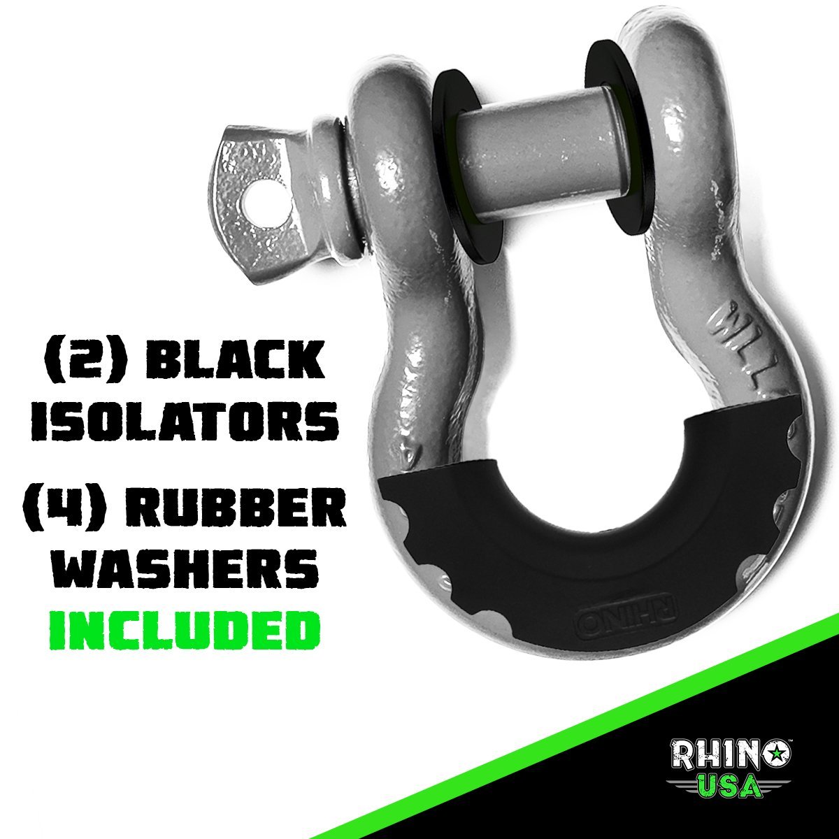 3/4" D-Ring Shackle Set (2-Pack)