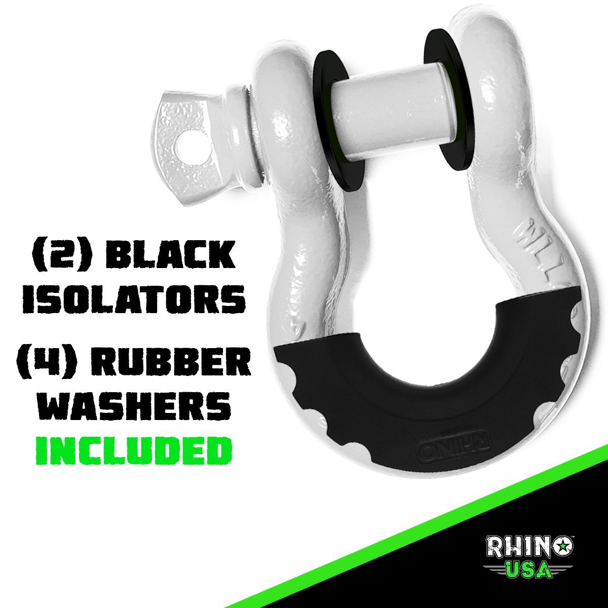 3/4" D-Ring Shackle Set (2-Pack)